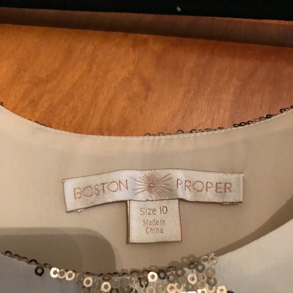 Boston Proper Sequence Front Tank - Size 10 - image 2